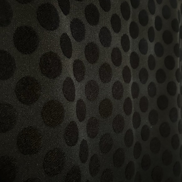 Ann Taylor Black Pencil Skirt 10  Lined Polka Dot Office Business Casual NWT! - Picture 2 of 11